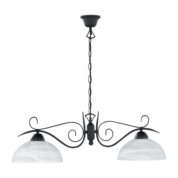 LÂMPADA DE TETO 2 LUZES FORJANDO MIRANDA