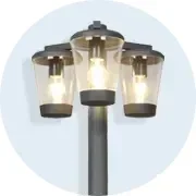 Luzes de jardim